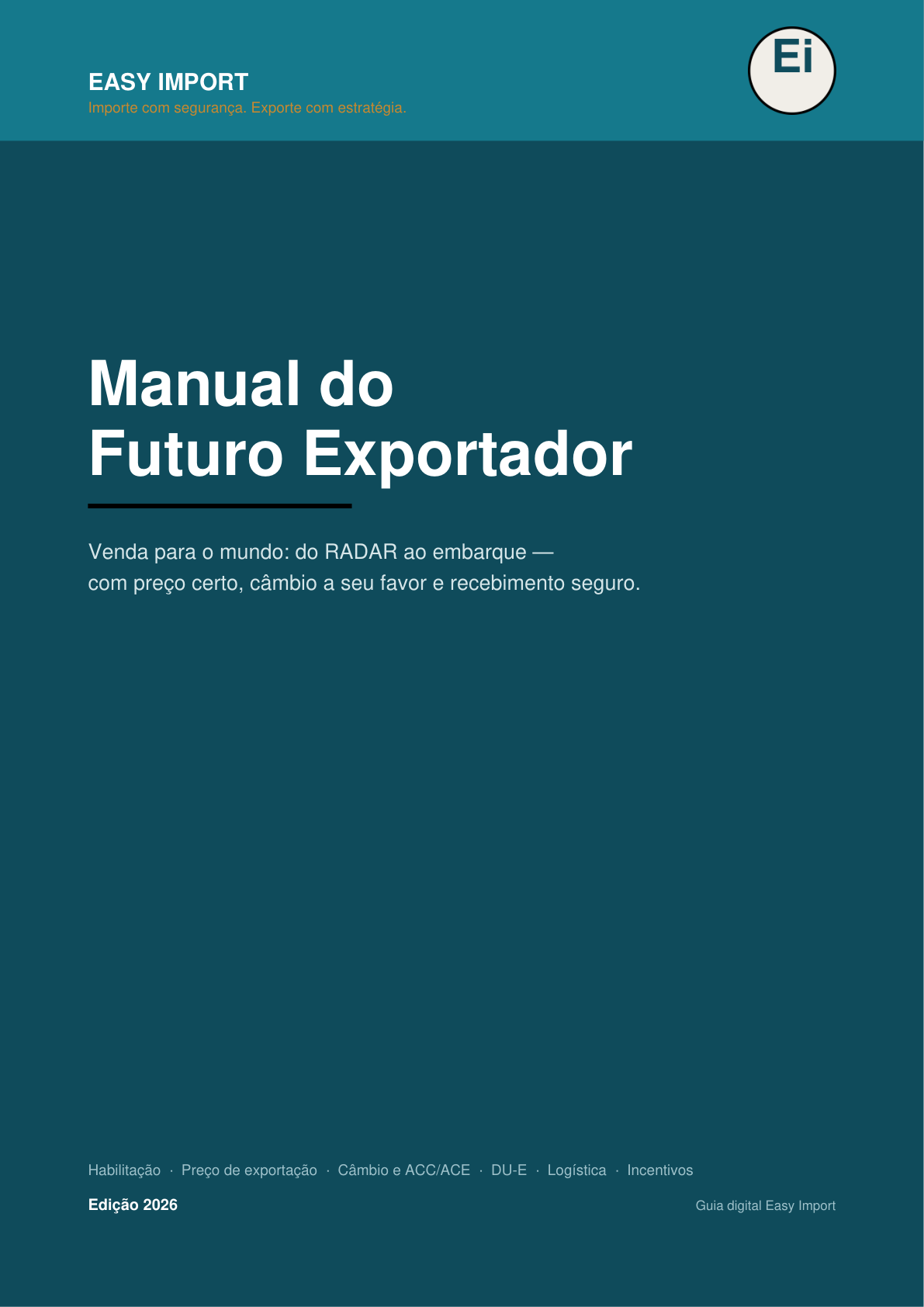 Prévia — Manual do Futuro Exportador